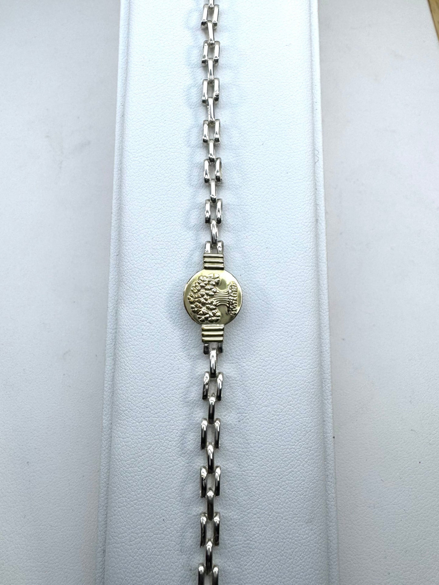 Pulsera de Plata y Oro | Árbol de la vida