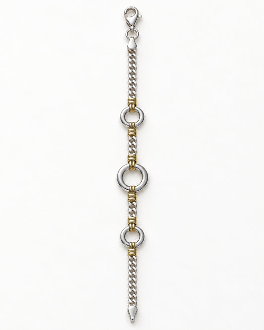 Pulsera de Plata y Oro | Liberty