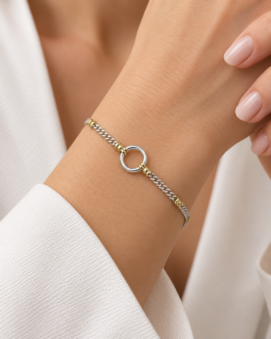 Pulsera de Plata y Oro | Liberty
