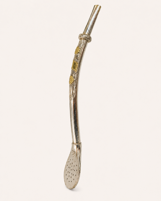 Bombilla de plata | apliques y tarjeta de Oro
