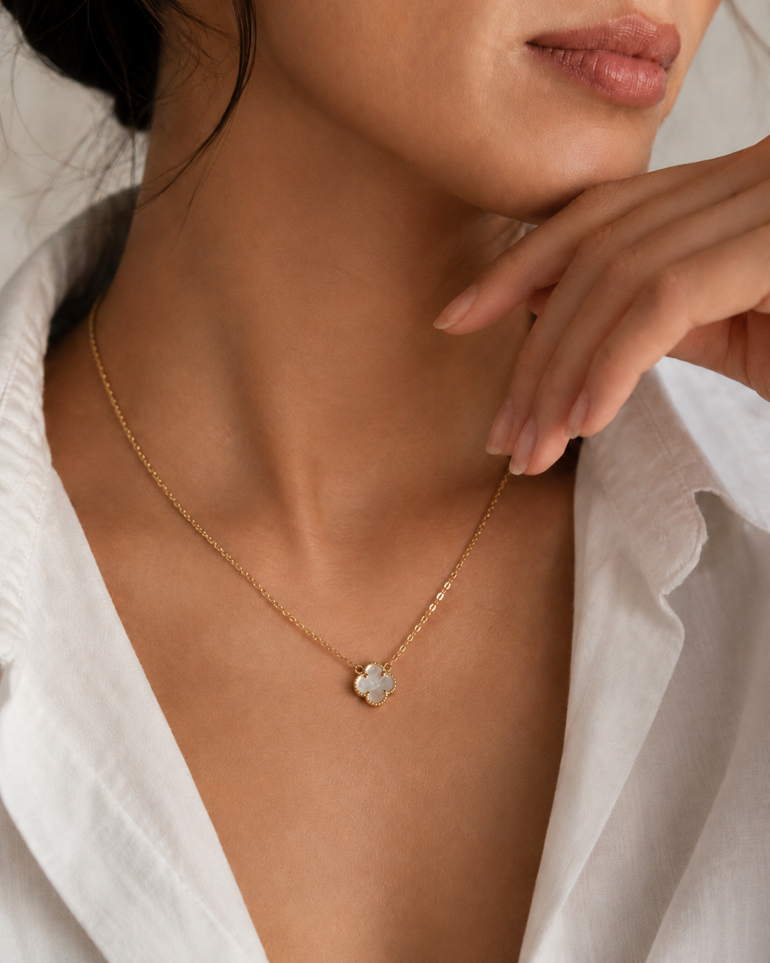 Conjunto en Oro 18 Kilates | Estilo Van Cleef