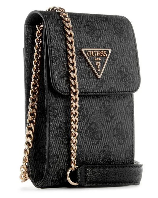 Porta celular GUESS | Noelle Mini Coal Logo