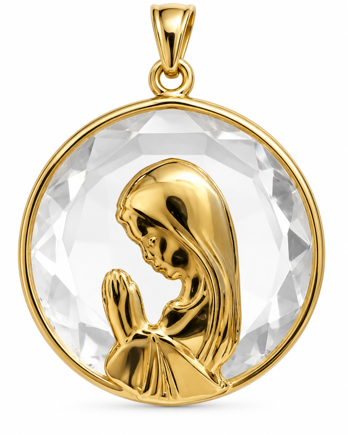 Virgen niña de Oro 18 Kilates | 25,5 mm