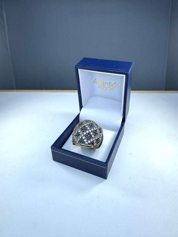 Anillo de Plata y Oro | Circonias
