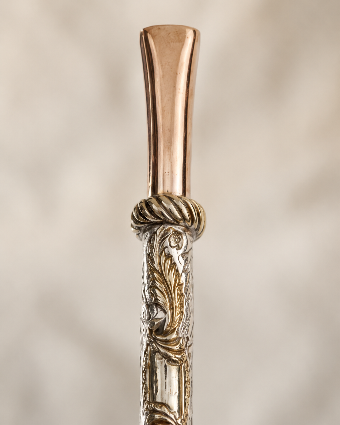 Bombilla de plata | Diseño y medalla en oro