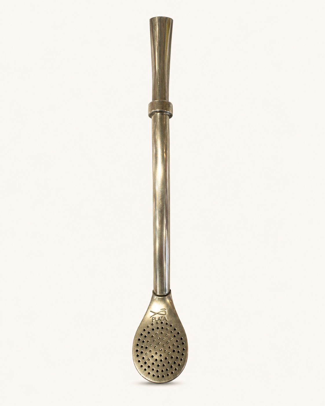 Bombilla de plata | Boca ancha