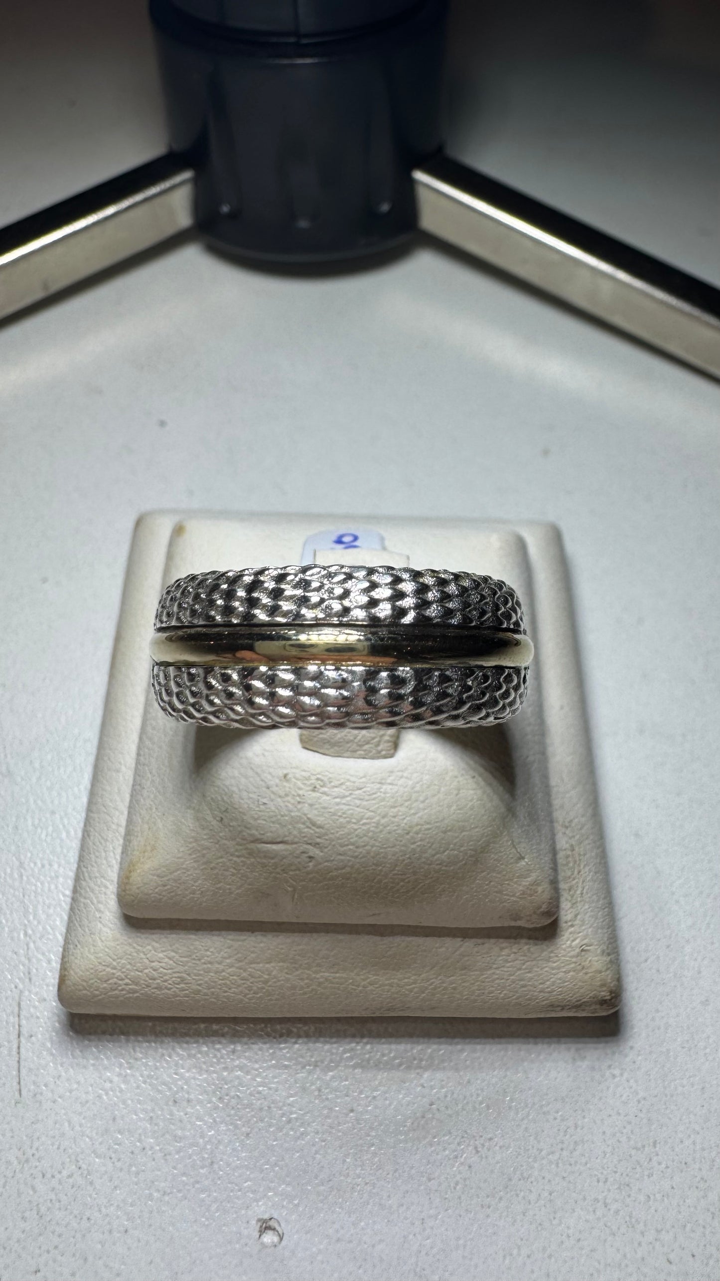 Anillo de Plata y Oro | Alianza en Oro