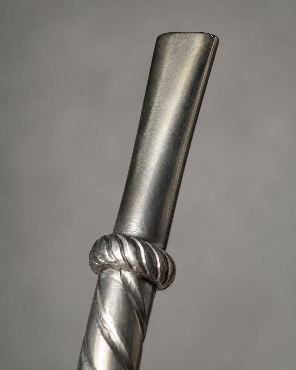 Bombilla de plata | Diseño torneado