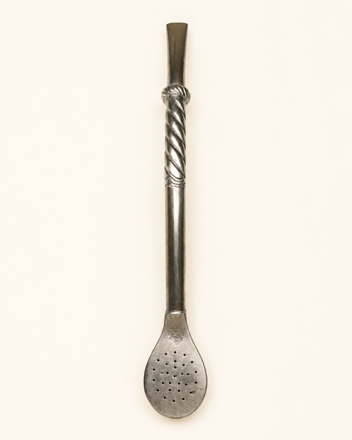 Bombilla de plata | Diseño torneado