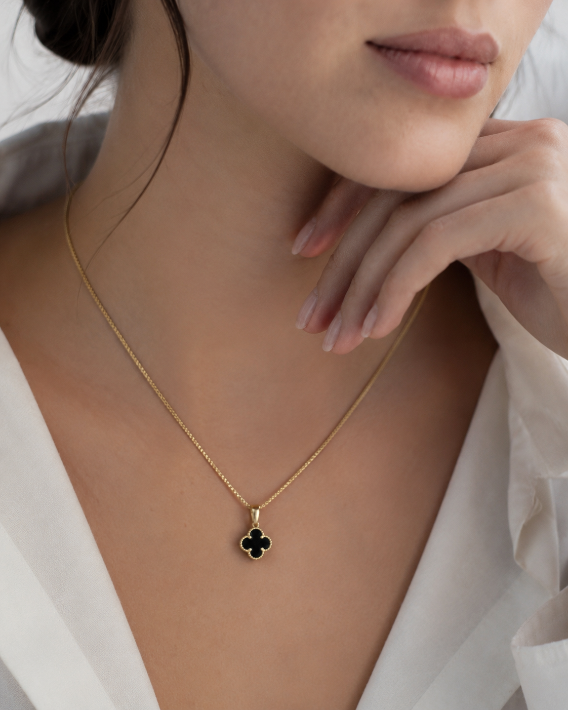 Conjunto en Oro 10 Kilates | Estilo Van Cleef
