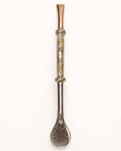 Bombilla de plata | Diseño y medalla en oro