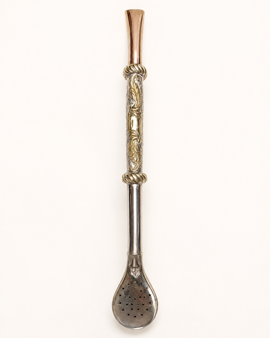 Bombilla de plata | Diseño y medalla en oro