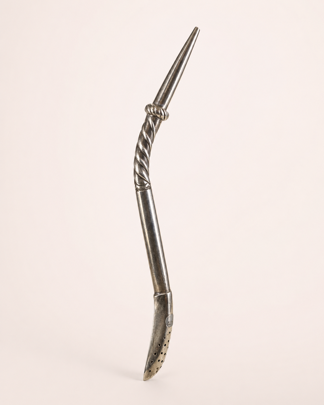 Bombilla de plata | Diseño torneado