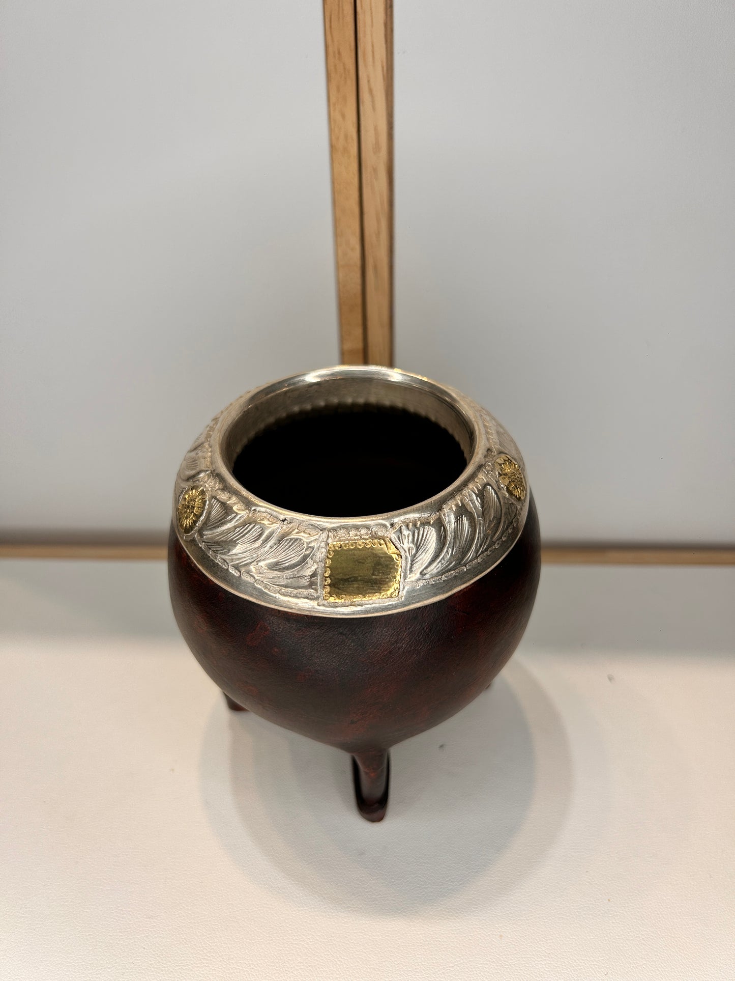 Mate torpedo de Cerámica | Plata y Oro