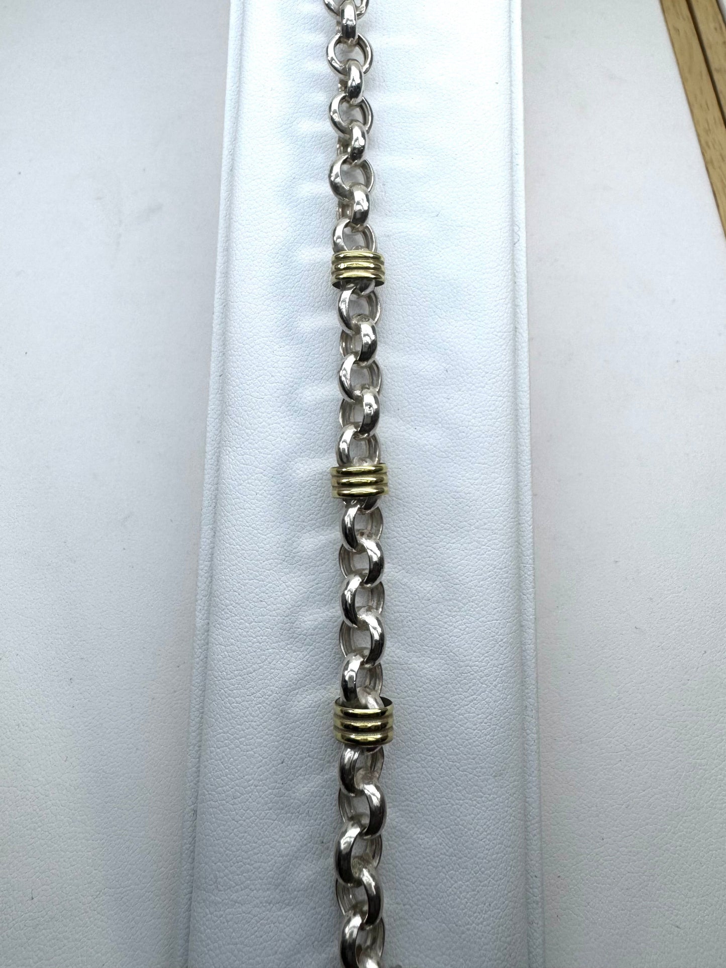 Pulsera de Plata y Oro |