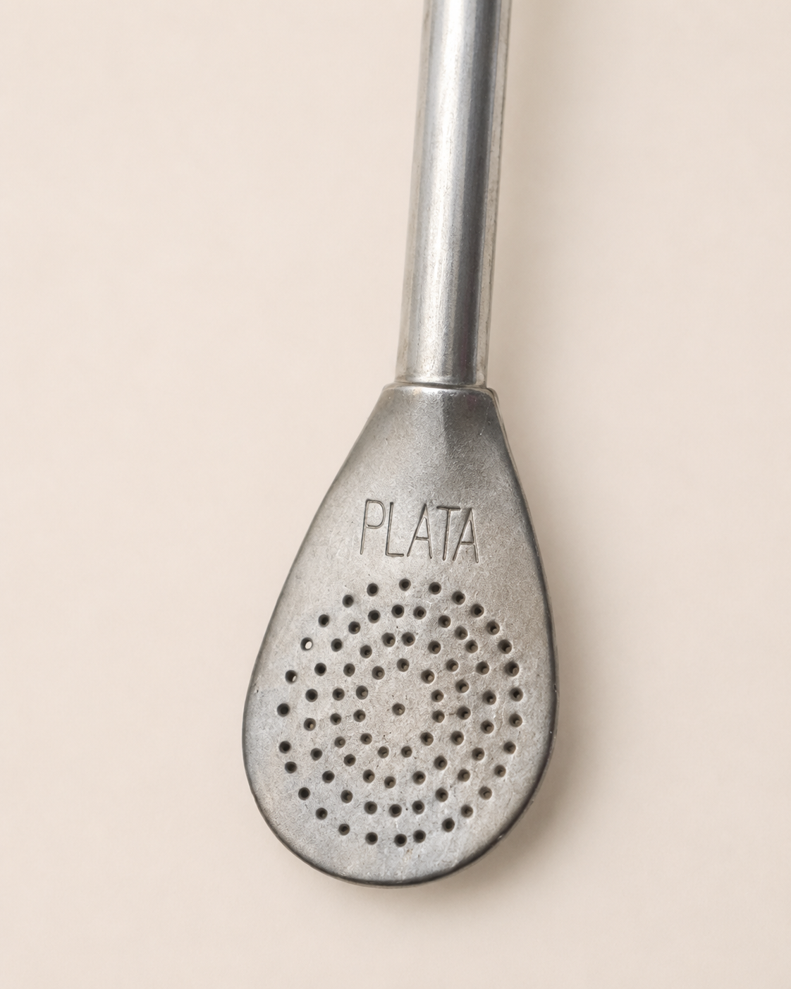 Bombilla de plata | Torneada