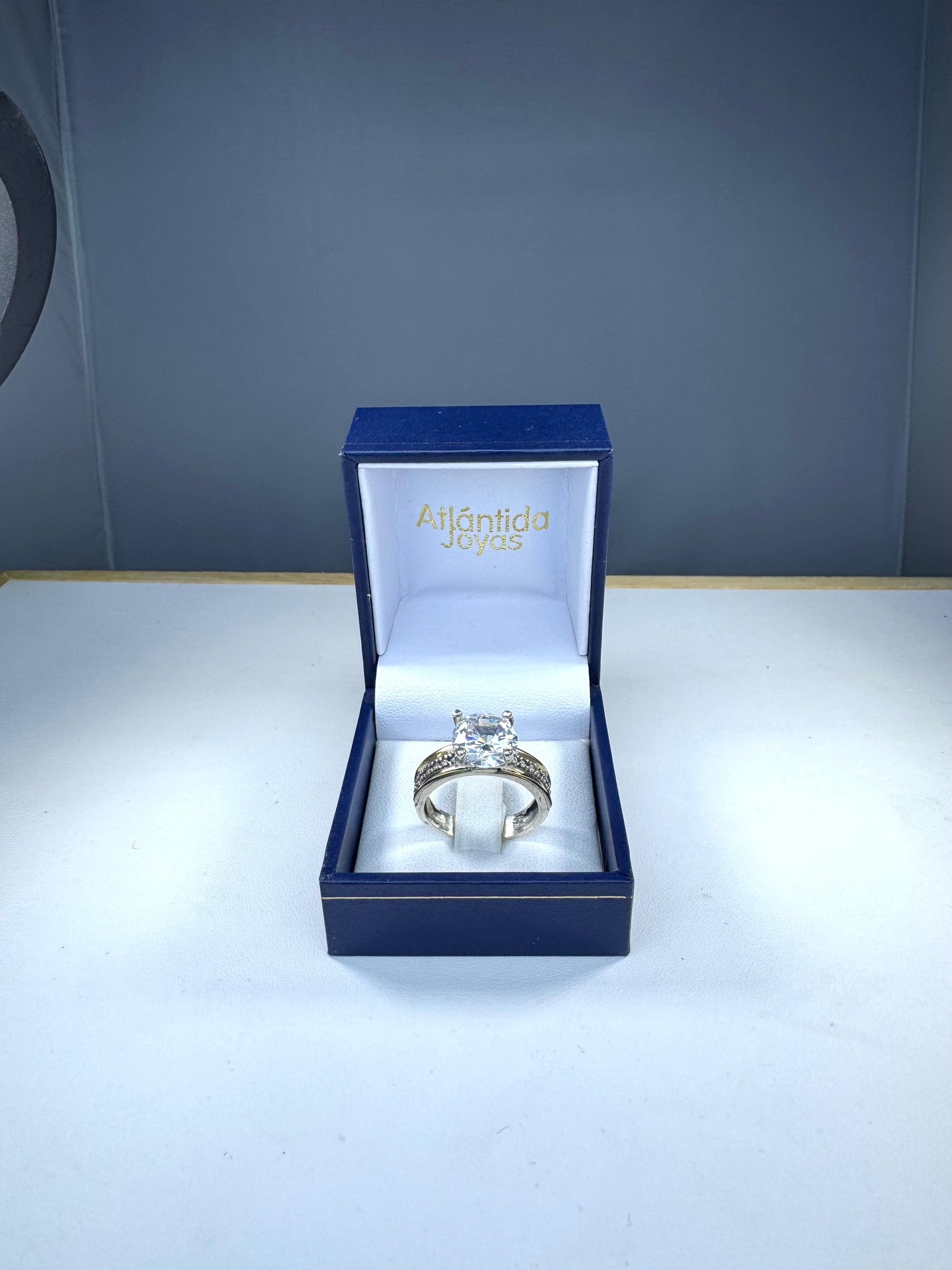 Anillo de Plata y Oro | Circonia