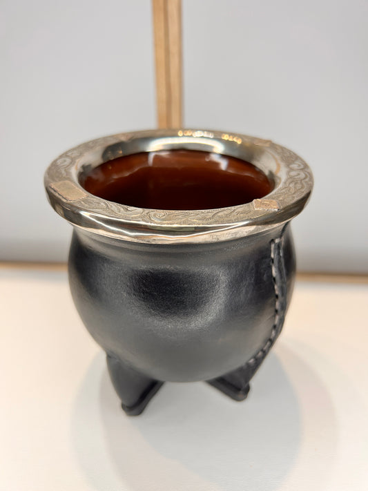 Mate imperial de Cerámica | Plata y Oro
