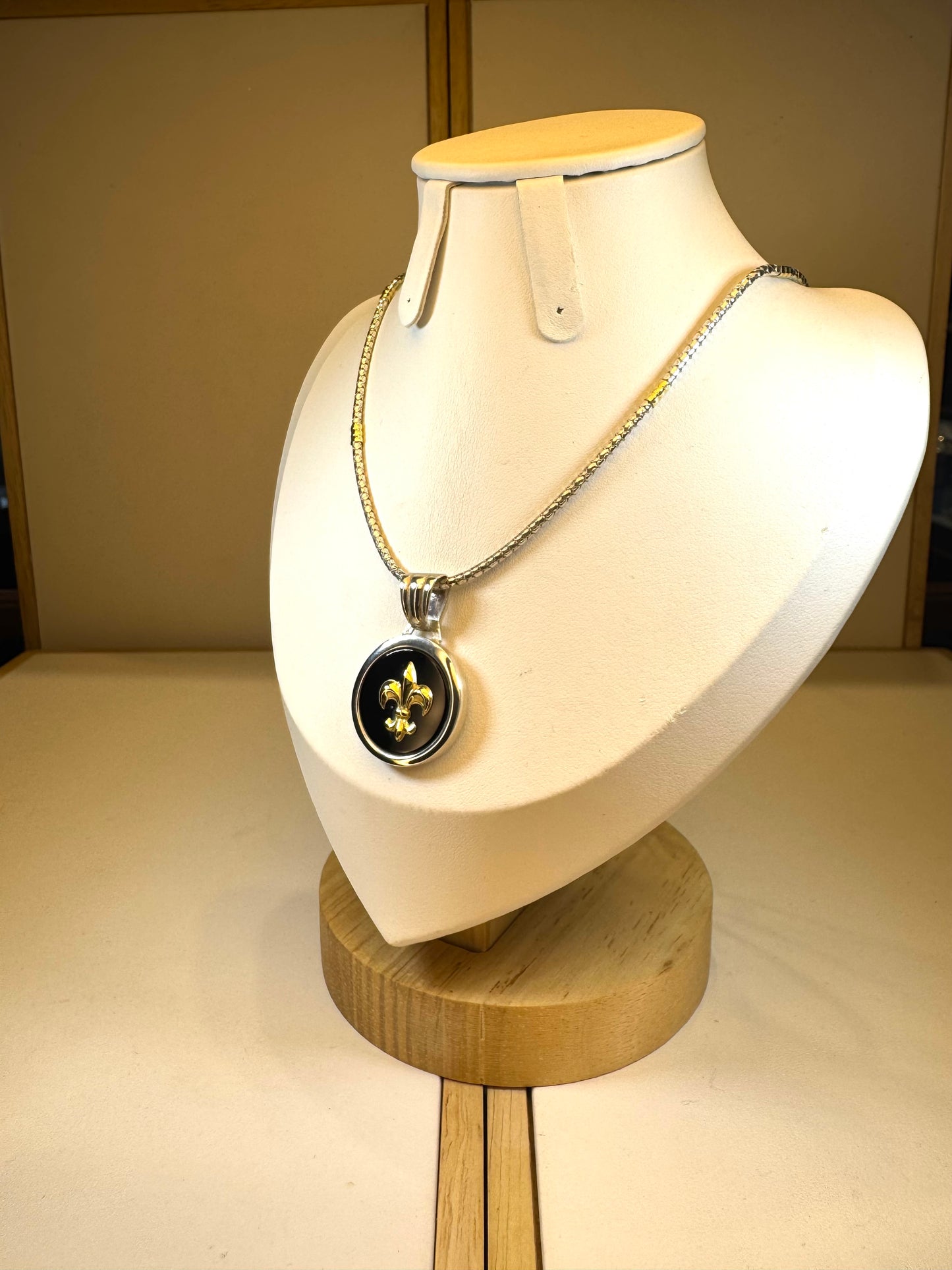 Conjunto De Plata Y Oro | Flor de Liz