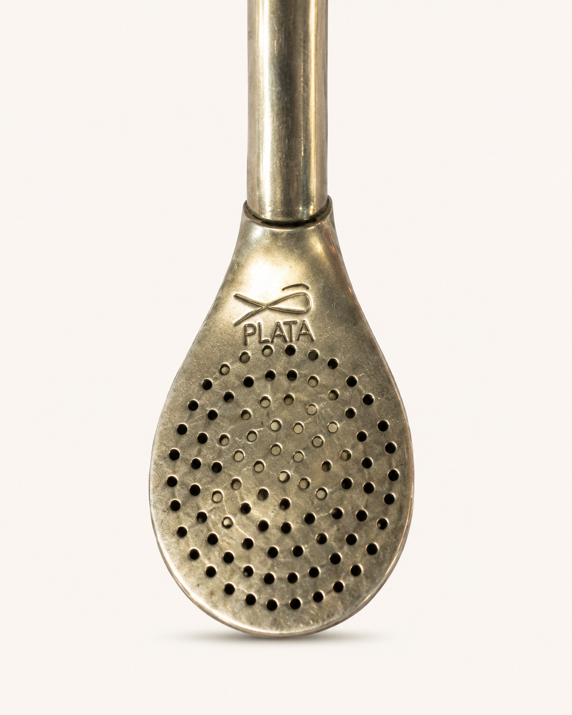 Bombilla de plata | Boca ancha