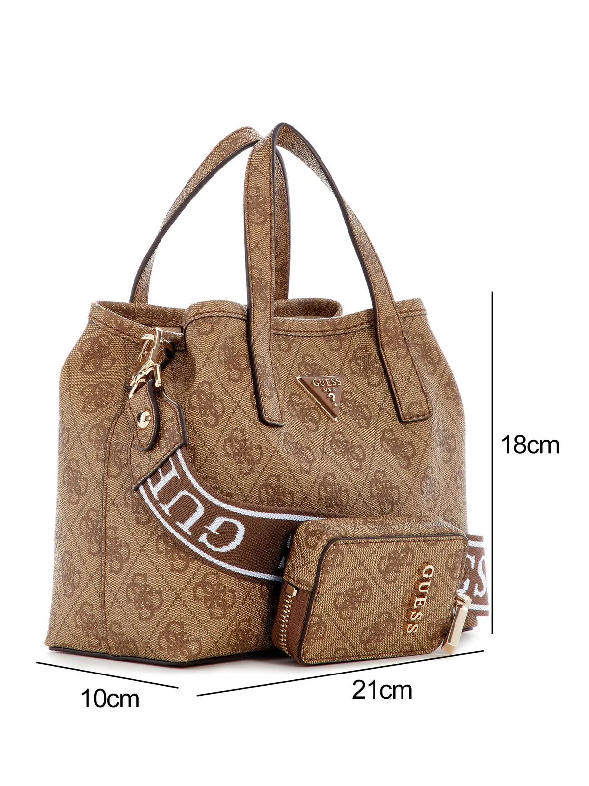 Cartera GUESS |Latona II Mini Latte Logo