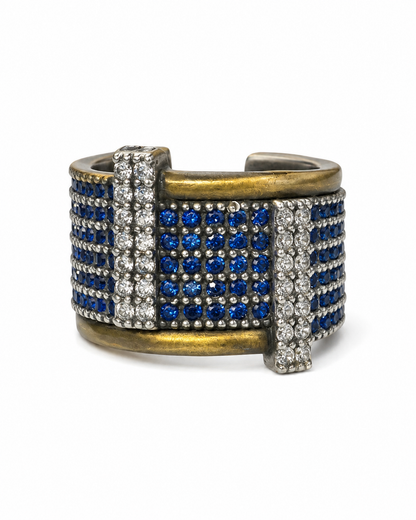Anillo de Plata y Oro | Circonias