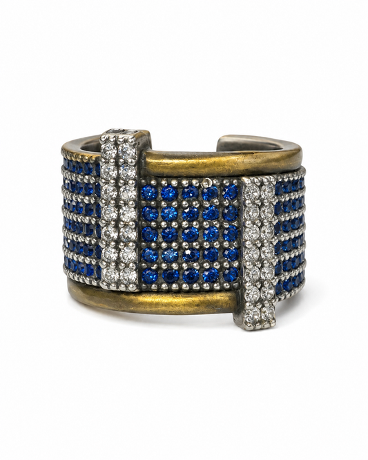 Anillo de Plata y Oro | Circonias