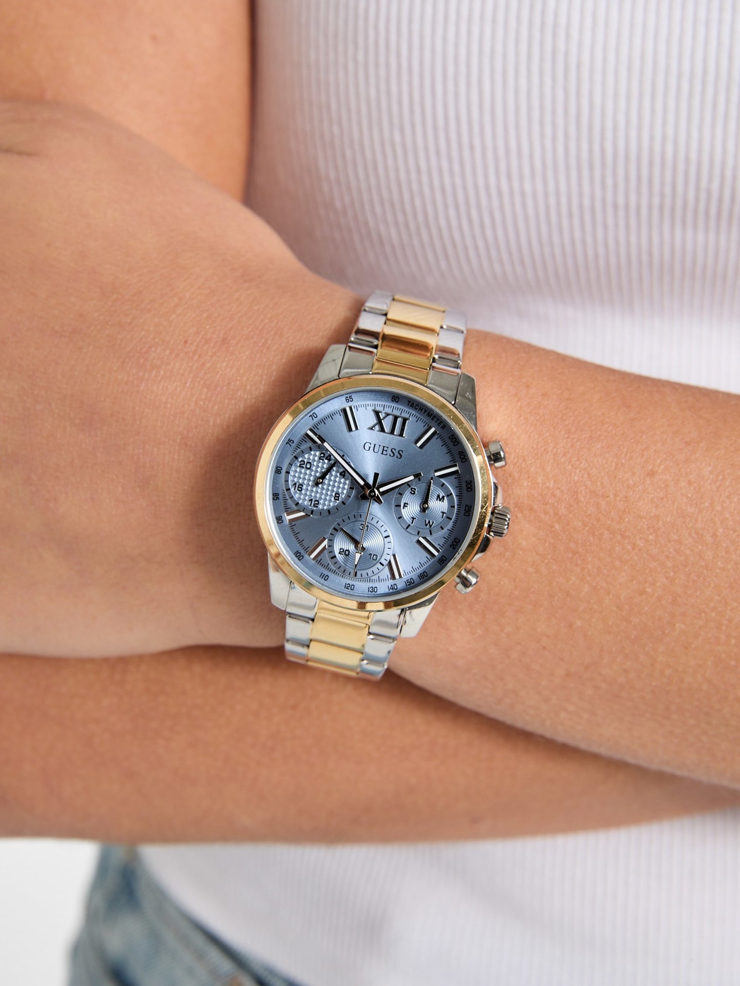 Reloj GUESS | Golden Blue Tachymeter