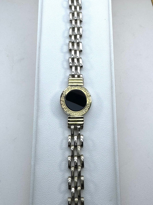 Pulsera de Plata y Oro | Onix