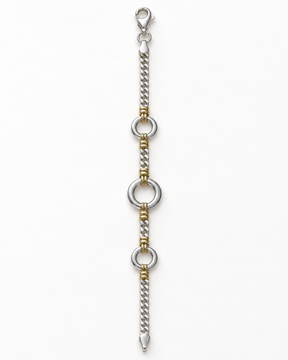 Pulsera de Plata y Oro | Liberty