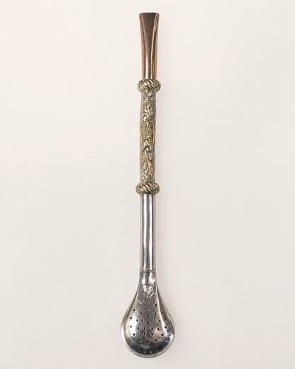 Bombilla de plata | Diseño y medalla en oro