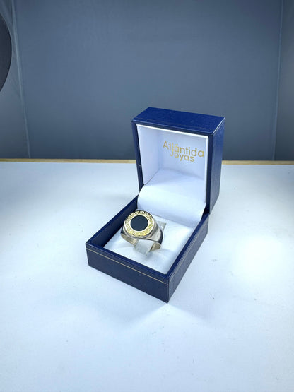 Anillo de Plata y Oro | Onix