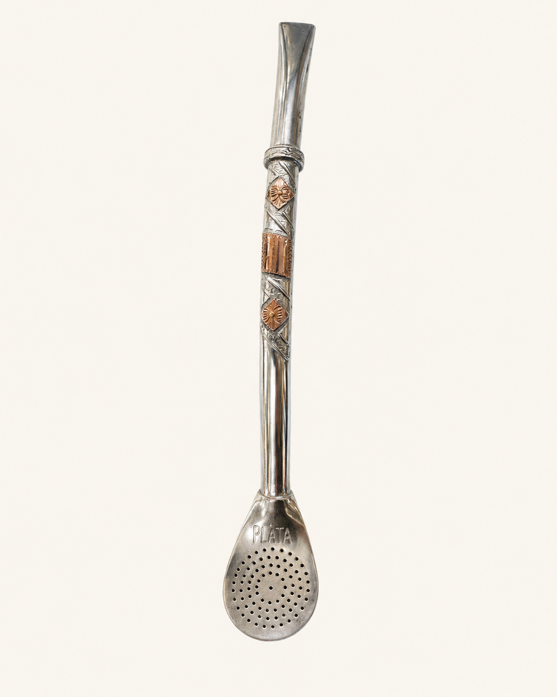 Bombilla de plata | Tarjeta de Oro