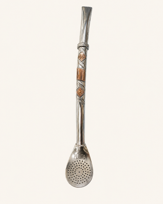 Bombilla de plata | Tarjeta de Oro