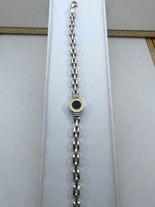 Pulsera de Plata y Oro | Onix