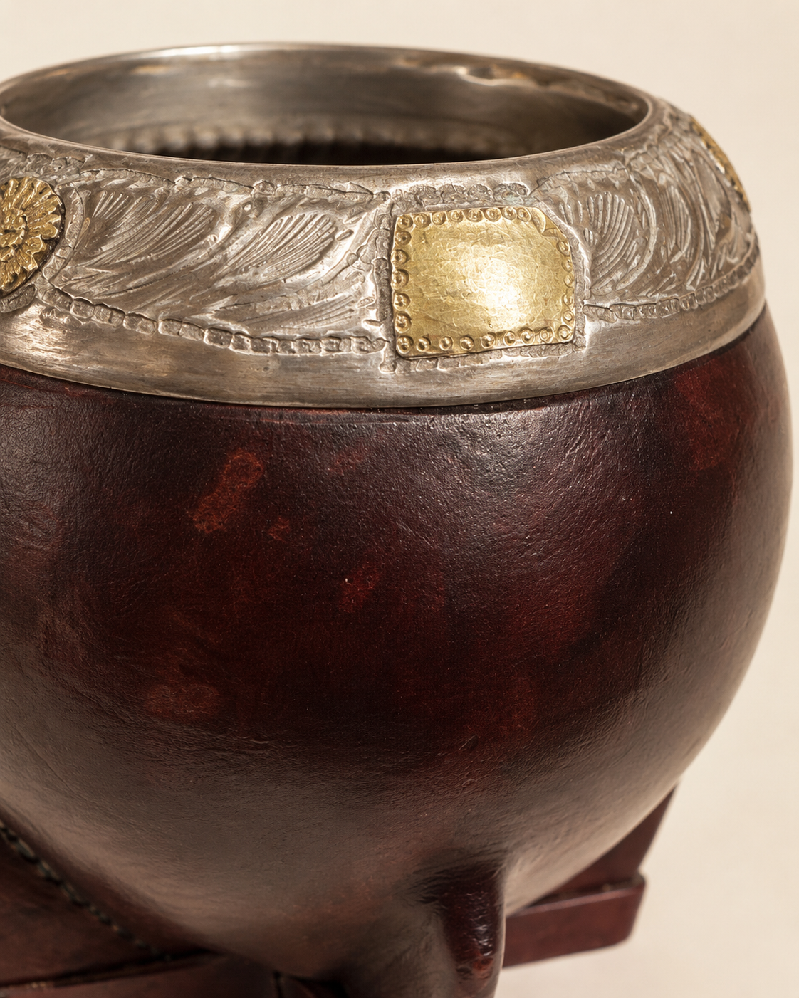 Mate torpedo de Cerámica | Plata y Oro