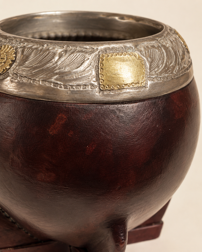 Mate torpedo de Cerámica | Plata y Oro
