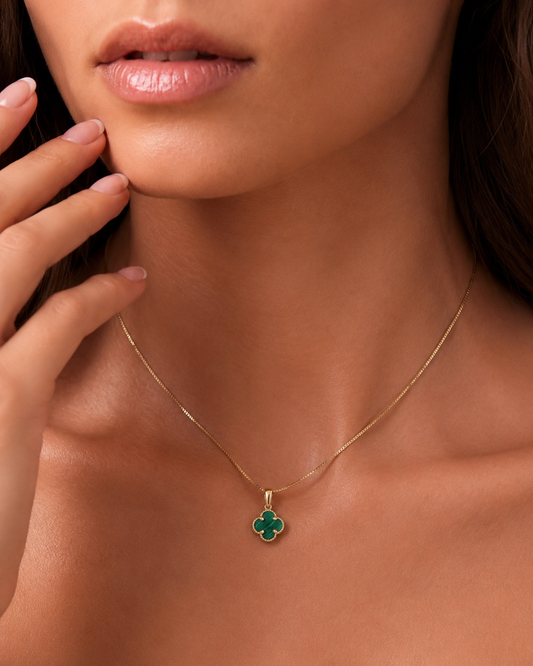 Conjunto en Oro 10 Kilates | Estilo Van Cleef