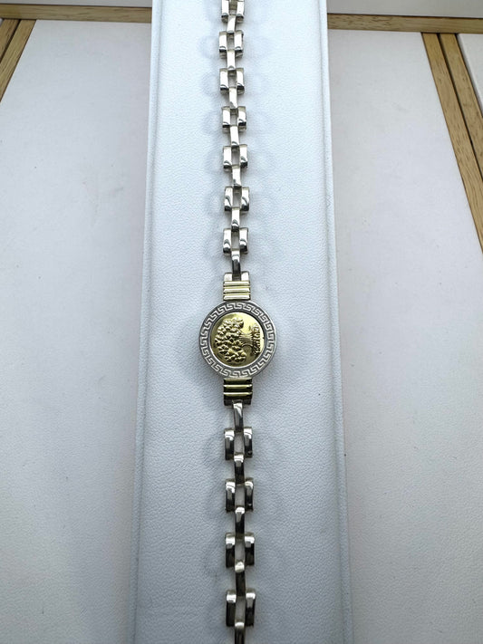 Pulsera de Plata y Oro | Árbol De La Vida