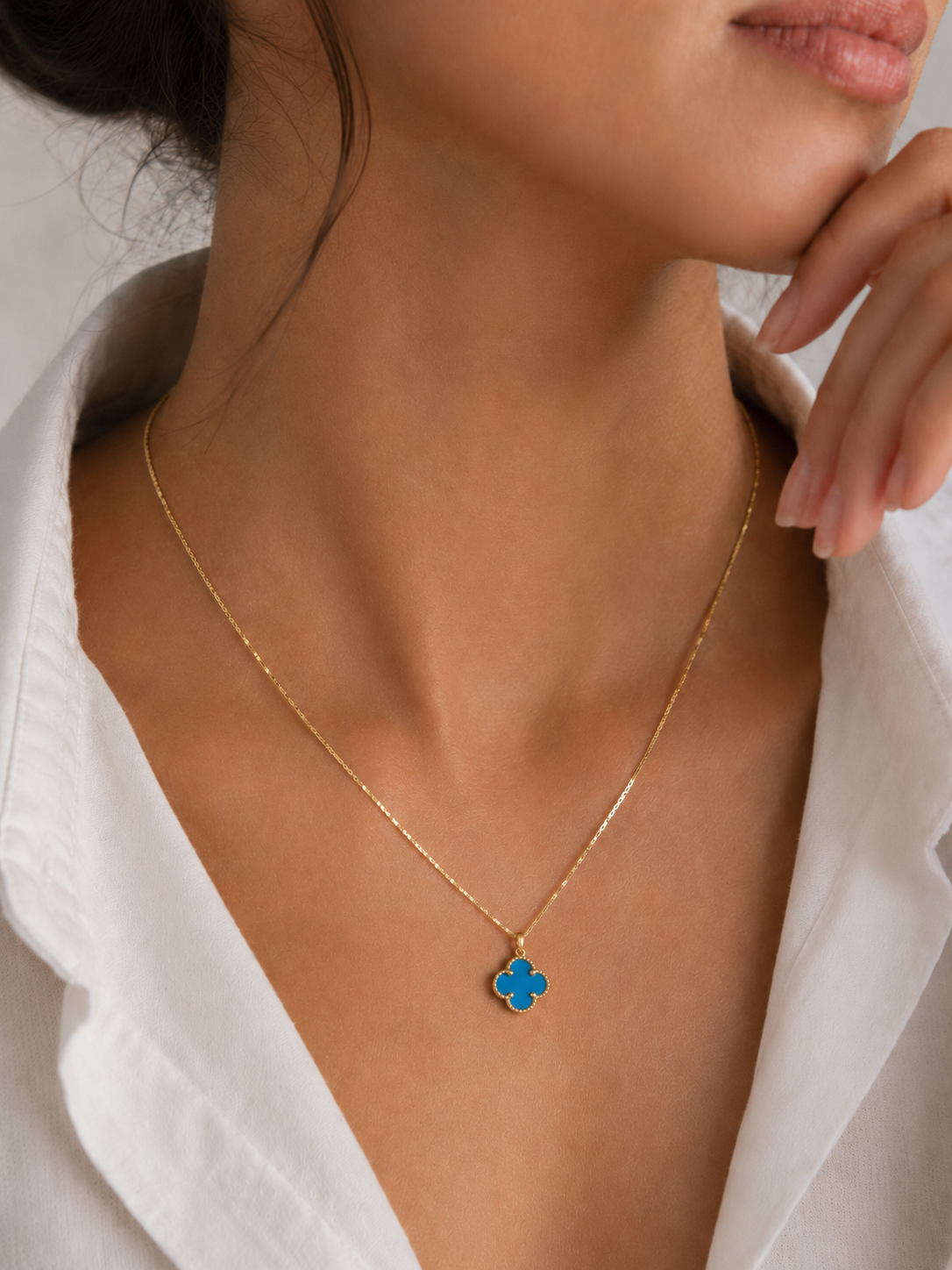 Conjunto en Oro 10 Kilates | Estilo Van Cleef