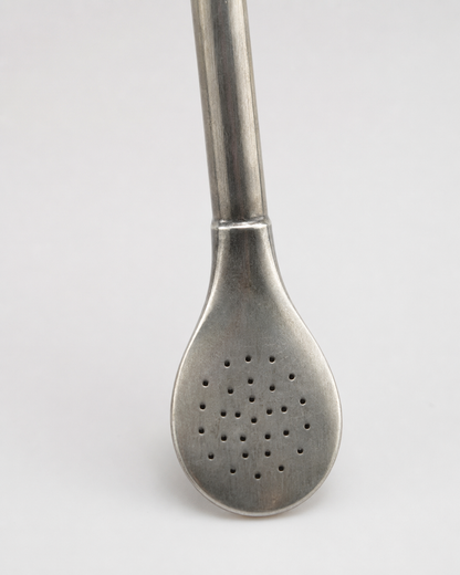 Bombilla de plata | Diseño torneado