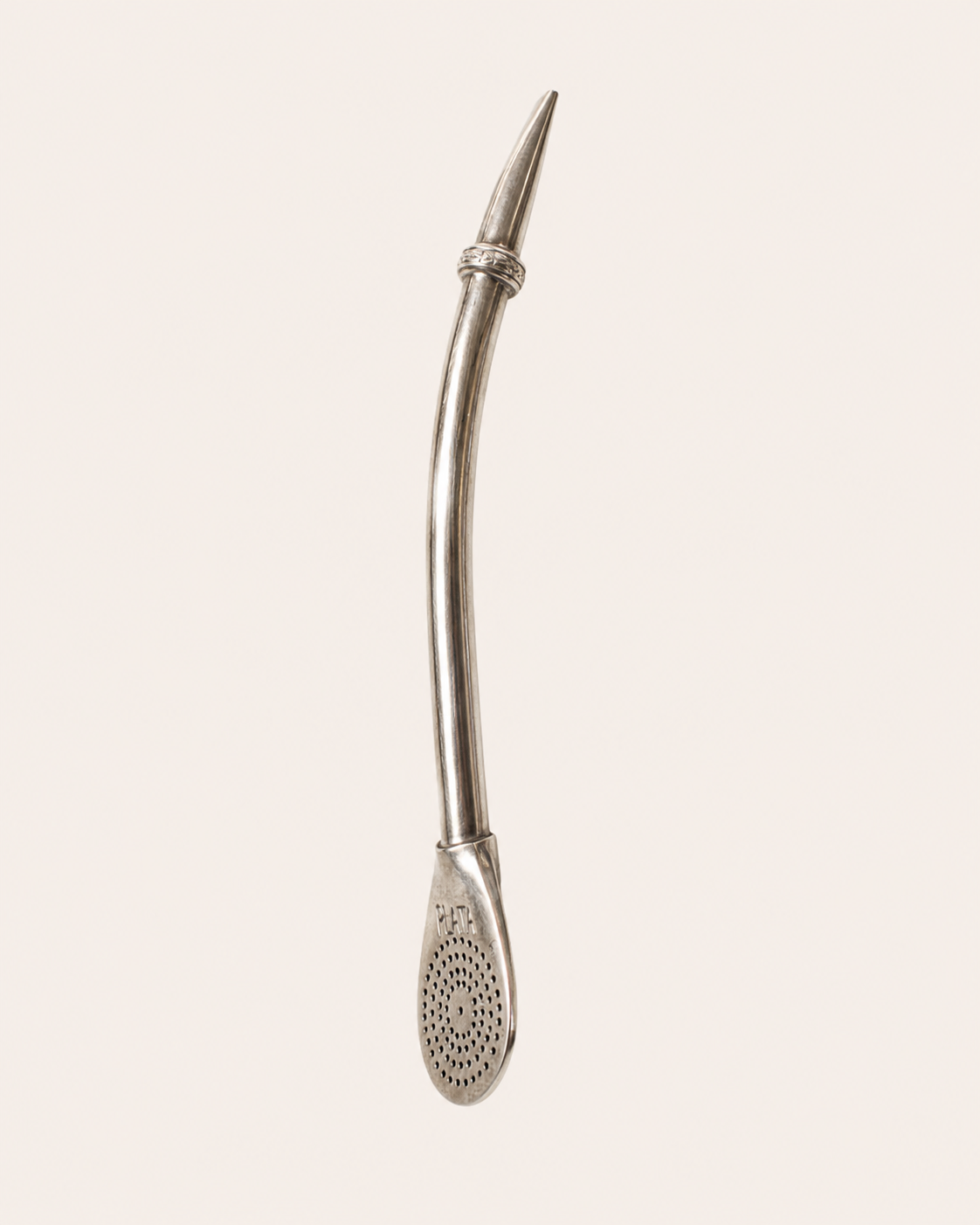 Bombilla de plata | lisa