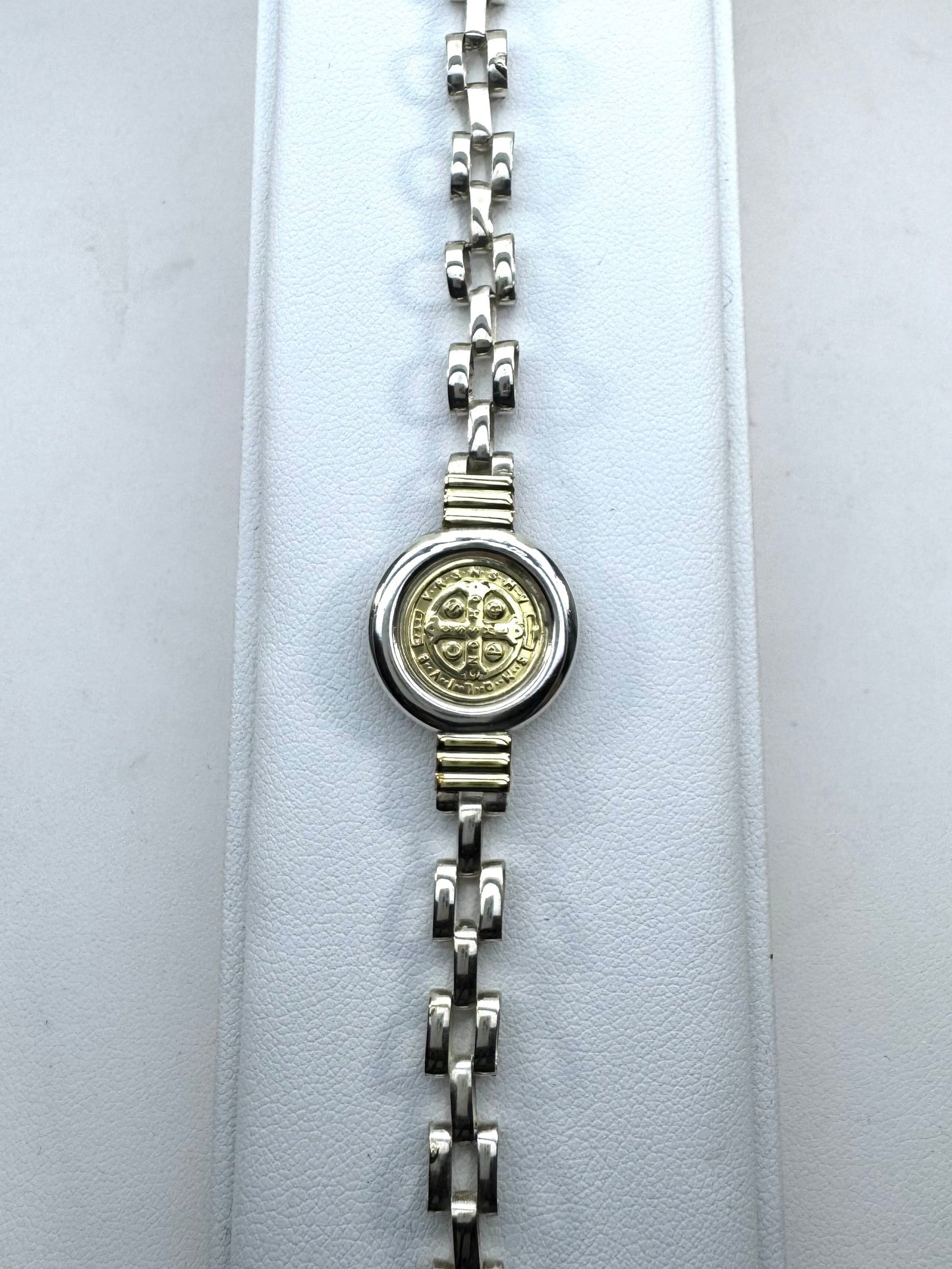 Pulsera de Plata y Oro | San Benito