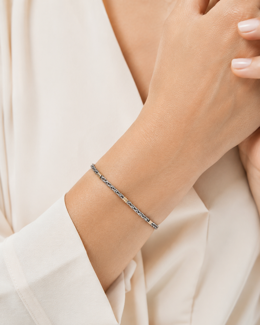 Pulsera de Plata y Oro |
