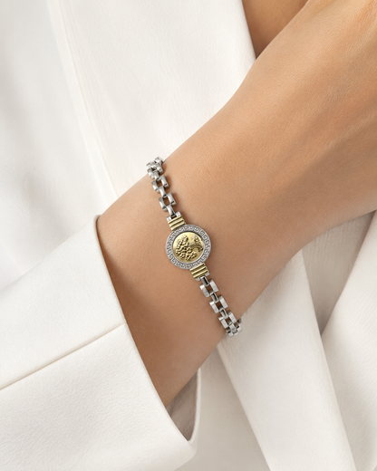 Pulsera de Plata y Oro | Árbol De La Vida