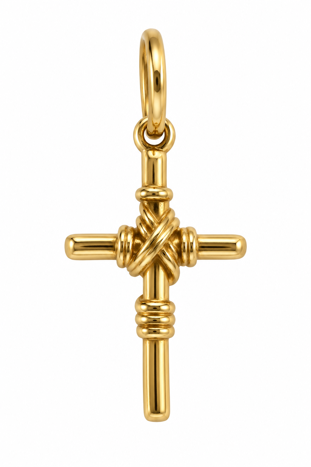 Cruz criolla de Oro 10 Kilates | 16 x 9,5 mm