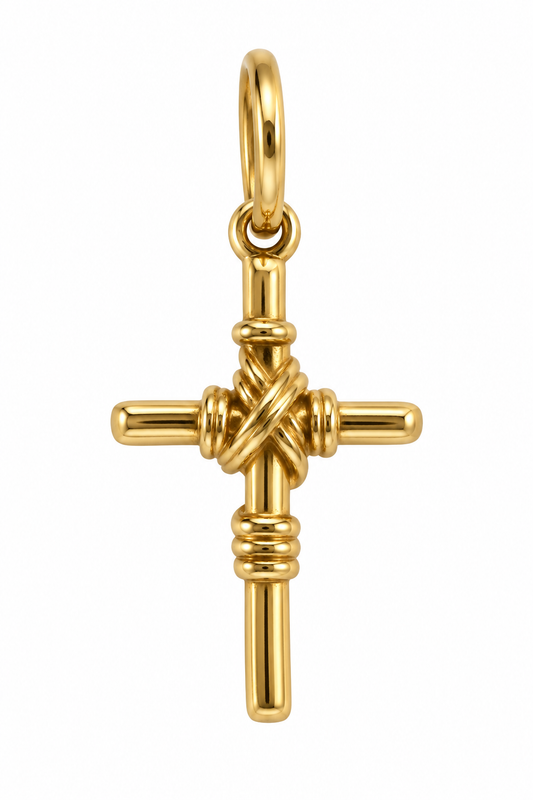 Cruz criolla de Oro 10 Kilates | 16 x 9,5 mm
