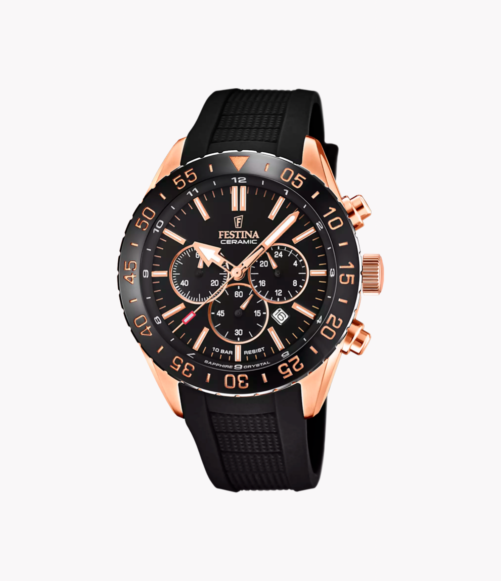 Reloj Festina | Ceramic Golden Black