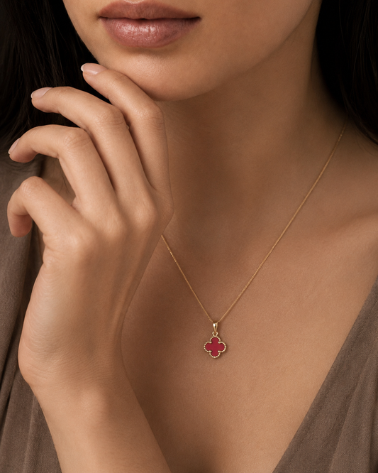 Conjunto en Oro 10 Kilates | Estilo Van Cleef