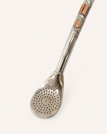 Bombilla de plata | Tarjeta de Oro